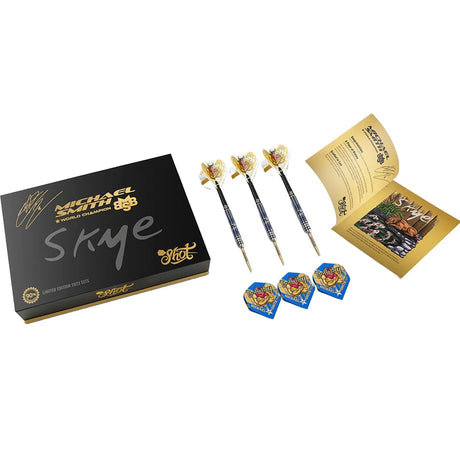 Shot Michael Smith World Champion Skye Limited Edition 90% Steel Tip Darts
