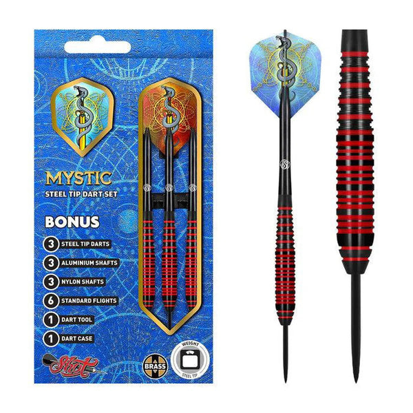Shot Mystic Brass Steel Tip Darts-1-23 GRAM-Premier Darts