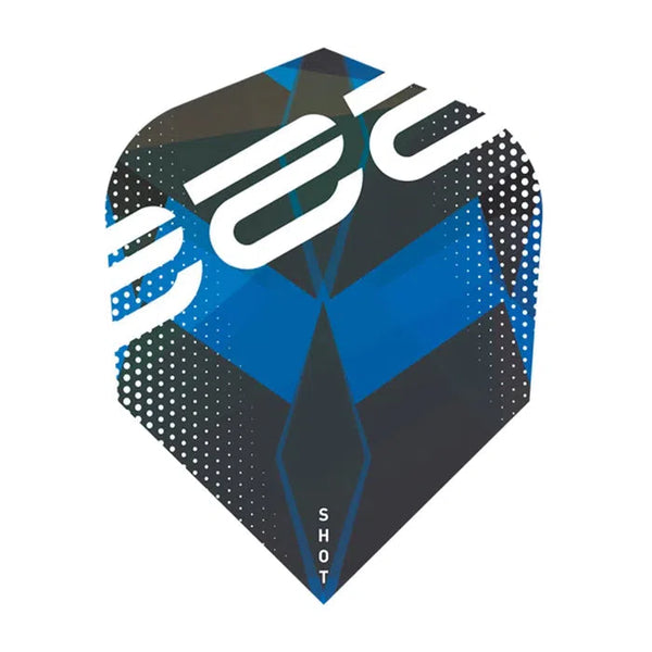 Shot Neils Zonneveld Blue Standard No6 Flights-1-Premier Darts