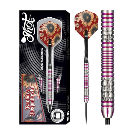 Shot Pro Series Barbora Hospodárská 2.0 90% Tungsten Steel Tip Darts