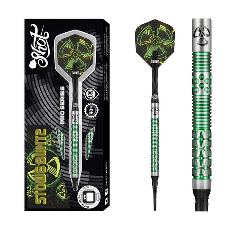 Shot Pro Series Stowe Buntz 2.0 90% Tungsten Soft Tip Darts
