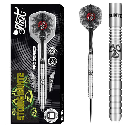 Shot Pro Series Stowe Buntz 90% Tungsten Steel Tip Darts