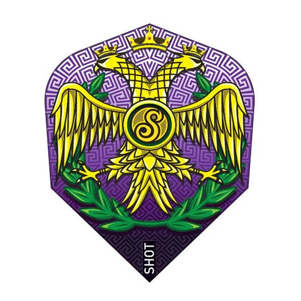 Shot Roman Empire Caesar Standard No6 Flights-1-Premier Darts