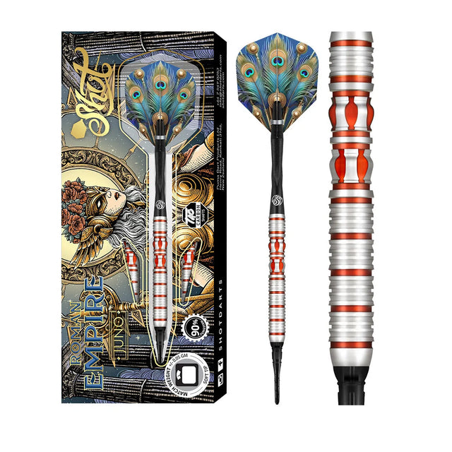 Shot Roman Empire Juno 90% Tungsten Soft Tip Darts