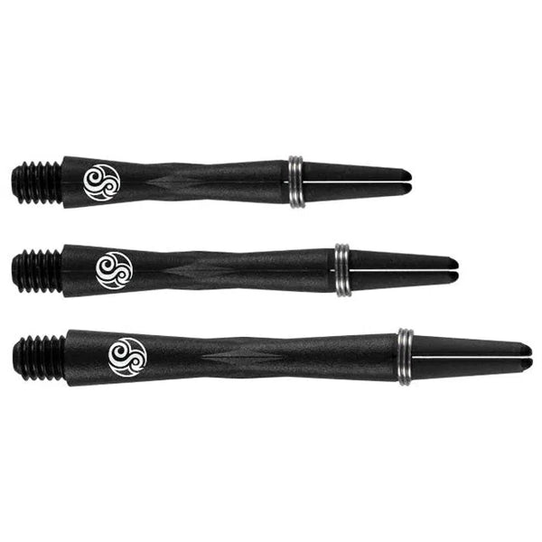 Shot Tao Carbon Dart Shafts-1-Black-Short-Premier Darts