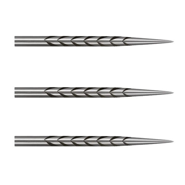 Shot Tribal Weapon Laser Engraved Steel Tip Points-1-Silver-32mm-Premier Darts