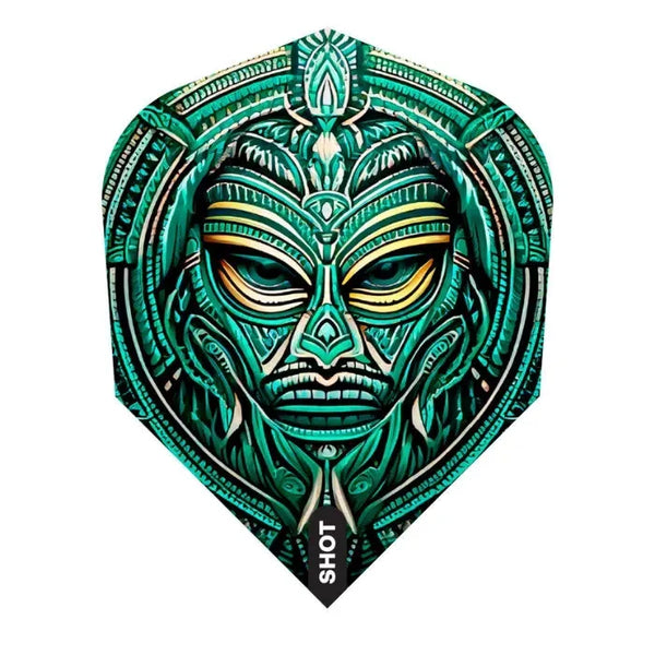 Shot Tribal Weapon Toki Small Standard Darts Flights-1-Premier Darts