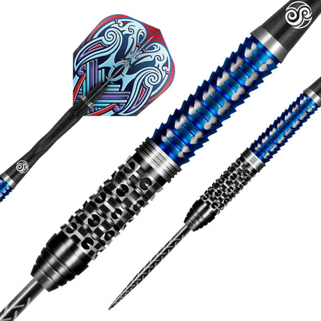 Shot Viking Raven 90% Tungsten Steel Tip Darts-2-22 GRAM-Premier Darts