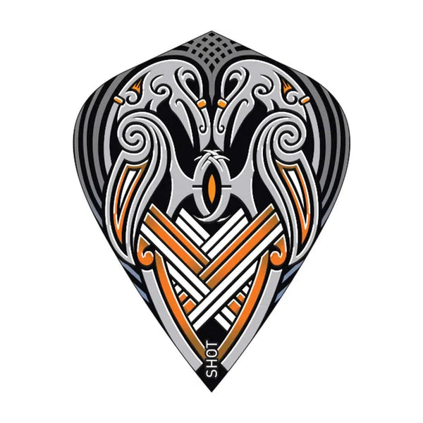 Shot Viking Raven Black Kite Flights-1-Premier Darts