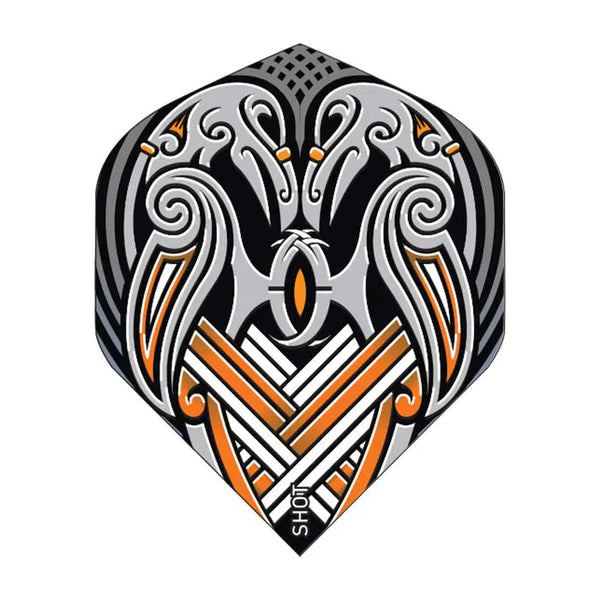 Shot Viking Raven Black Standard No2 Flights-1-Premier Darts