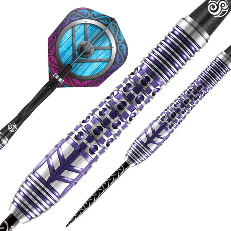 Shot Viking Shield Maiden 90% Tungsten Steel Tip Darts-2-23 GRAM-Premier Darts