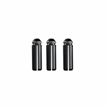 Shot Aluminium Flight Protectors-2-Black-Premier Darts
