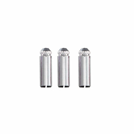 Shot Aluminium Flight Protectors-3-Silver-Premier Darts