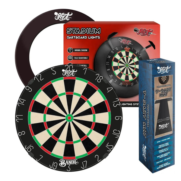 Shot Bandit Gen 4 & Stadium Light Ultimate Bundle-1-Black-Premier Darts