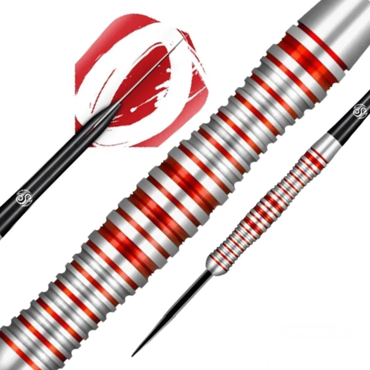Shot Zen Series Enso 80% Tungsten Steel Tip Darts-2-23 GRAM-Premier Darts