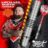 Shot Michael Smith Series II TP 90% Steel Tip Darts-7-22 GRAM-Premier Darts