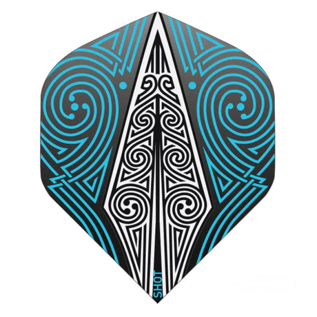 Shot Odins Spear White Standard No2 Flights-1-Premier Darts