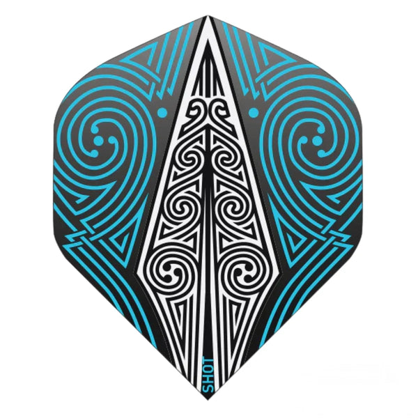 Shot Odins Spear White Standard No2 Flights-1-Premier Darts