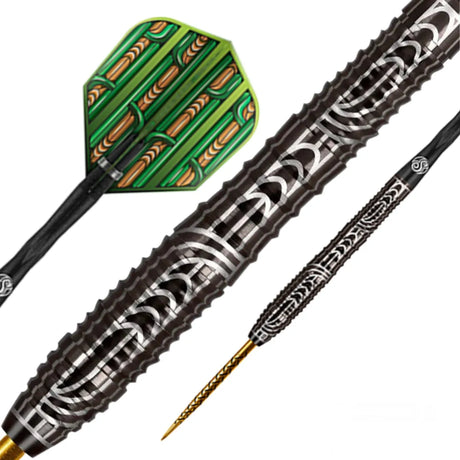 Shot Warrior Rutene Lieutenant 90% Tungsten Steel Tip Darts-2-23 GRAM-Premier Darts