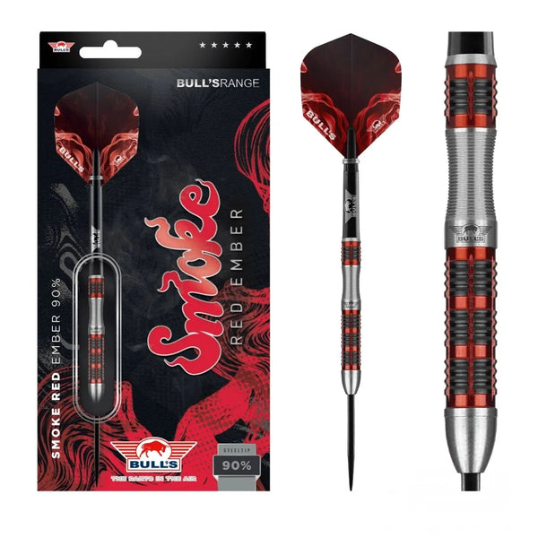 Bull's NL Smoke Red B 90% Tungsten Steel Tip Darts