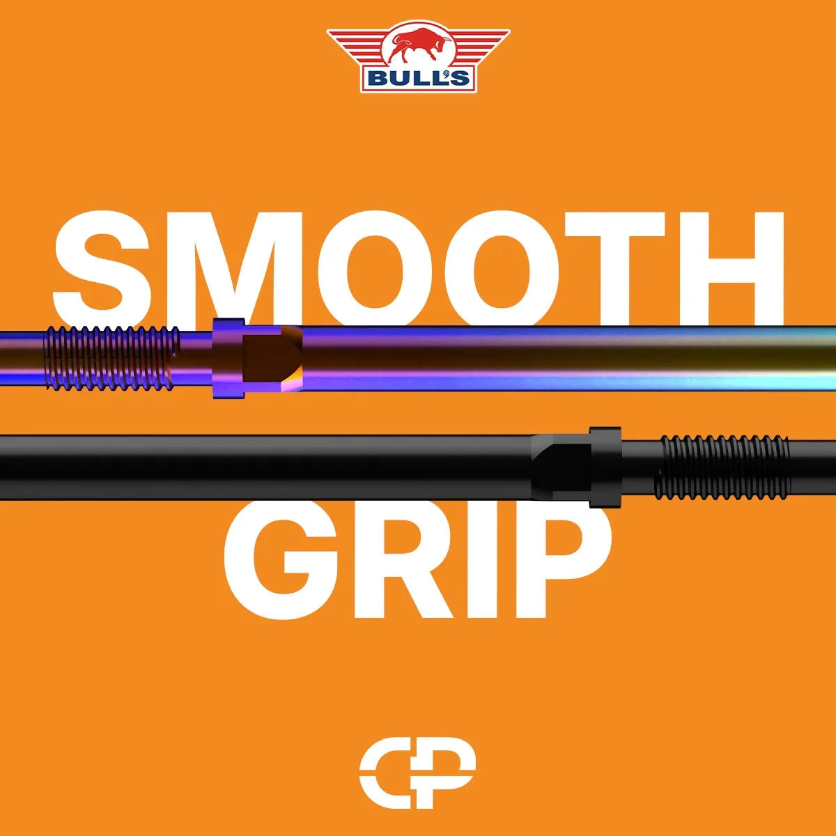 Bull's NL CP Smooth Dart Points-2-Black-32mm-Premier Darts