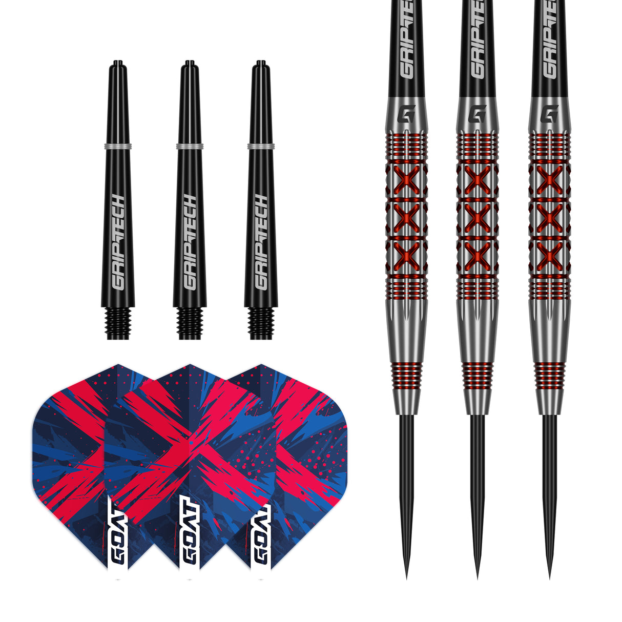GOAT Strike 90% Tungsten Steel Tip Darts-Darts-5-Premier Darts