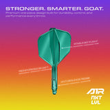 GOAT A1R Flight System No6-4-Black-Short-Premier Darts