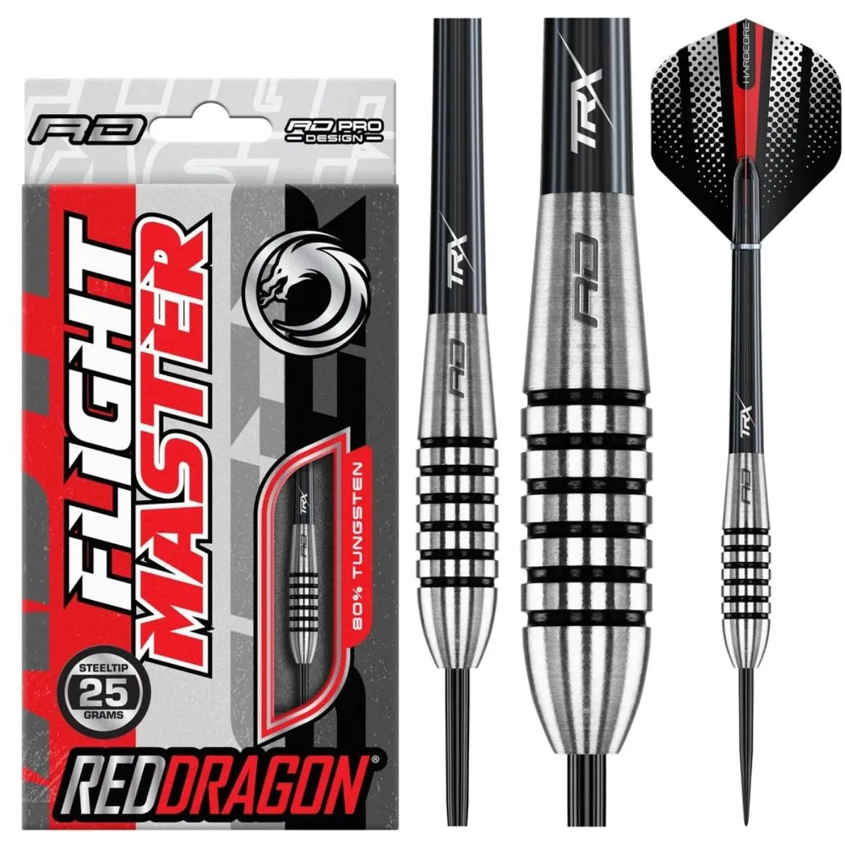 Red Dragon Flightmasters Swingfire 2 80% Tungsten Steel Tip Darts-1-21 GRAM-Premier Darts