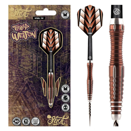 Shot Tribal Weapon 1 90% Tungsten Steel Tip Darts-1-23 GRAM-Premier Darts