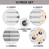 Target Barney 25 95% Tungsten Steel Tip Darts