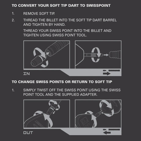 Target Darts 2BA Swiss Point Converter