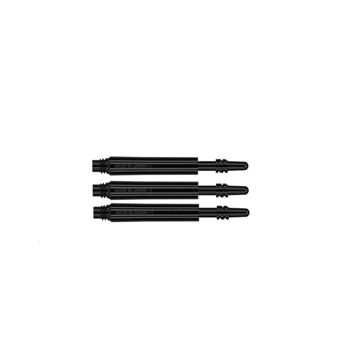 8 Flights Set 3 Canne Girevoli Per Freccette - Regular Spin 26.0 Mm - Colore Nero