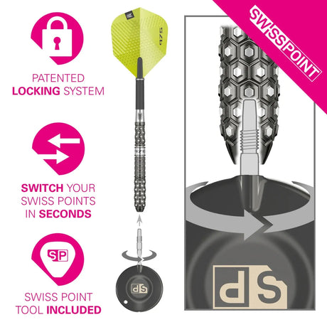 Target Darts 975 02 97.5% Tungsten Steel Tip Darts