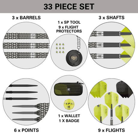 Target Darts 975 02 97.5% Tungsten Steel Tip Darts
