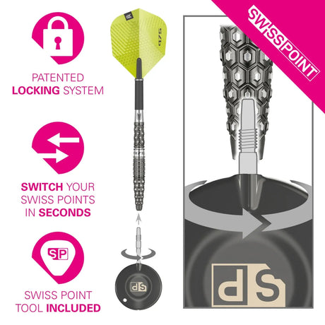 Target Darts 975 03 97.5% Tungsten Steel Tip Darts