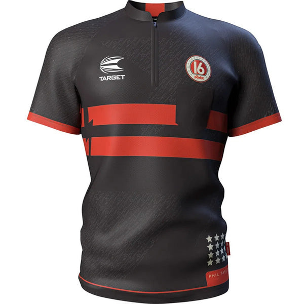 Target Darts Adult Coolplay Collarless Phil Taylor Shirt-1-XSmall-Premier Darts