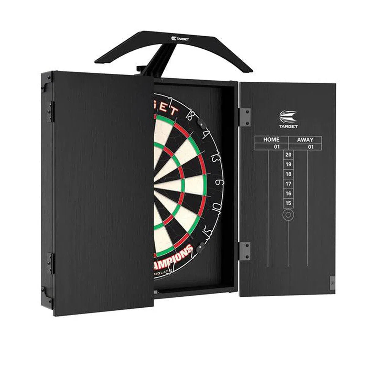 Bull's Magnetic Paper Dartbord Cabinet Set Bull's Magnetic Paper Dartbord Cabinet Set
