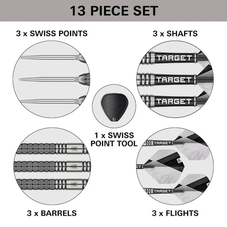 Target Darts Beau Greaves G1 SP 90% Tungsten Steel Tip Darts