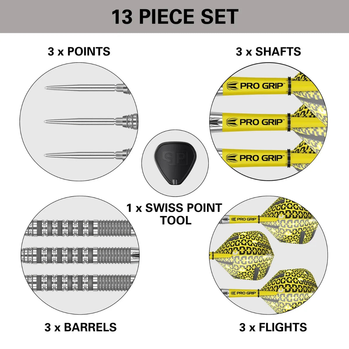 Target Darts Bolide 01 90% Tungsten Steel Tip Darts