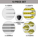 Target Darts Bolide 02 90% Tungsten Steel Tip Darts
