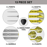 Target Darts Bolide 03 90% Tungsten Steel Tip Darts