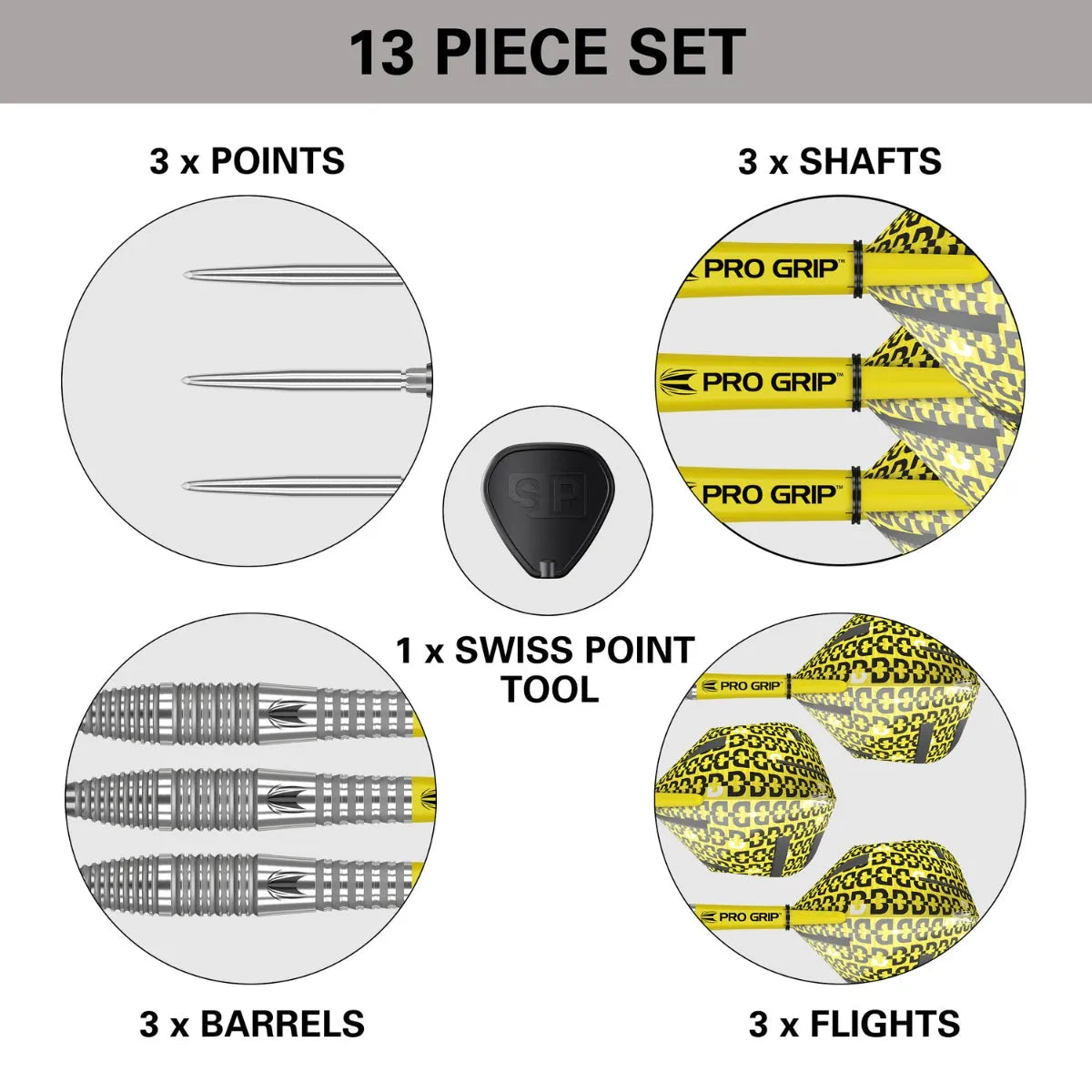 Target Darts Bolide 05 90% Tungsten Steel Tip Darts