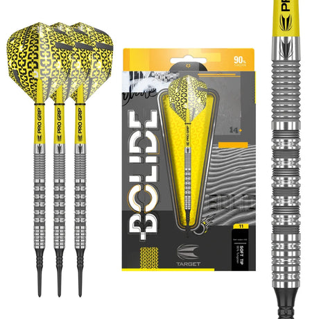 Target Darts Bolide 11 90% Tungsten Soft Tip Darts