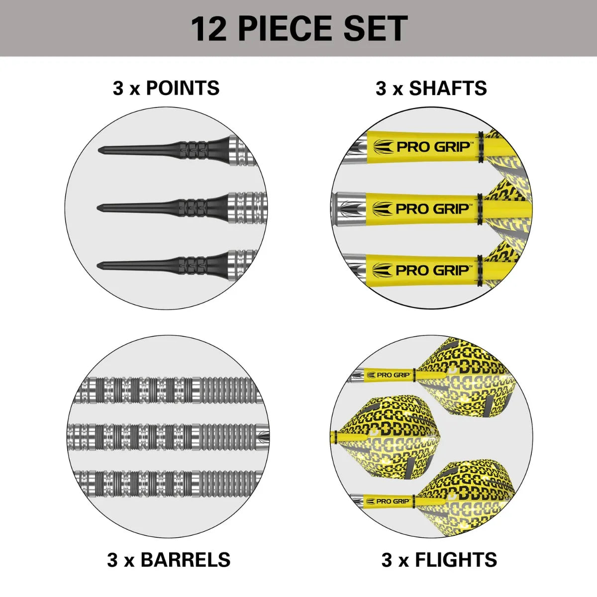 Target Darts Bolide 11 90% Tungsten Soft Tip Darts