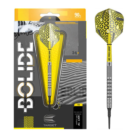 Target Darts Bolide 11 90% Tungsten Soft Tip Darts
