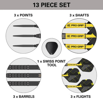 Freccette Professionali In Tungsteno 90% 21-24g – Set Con Aste In Alluminio Per Giocatori Esperti - 2