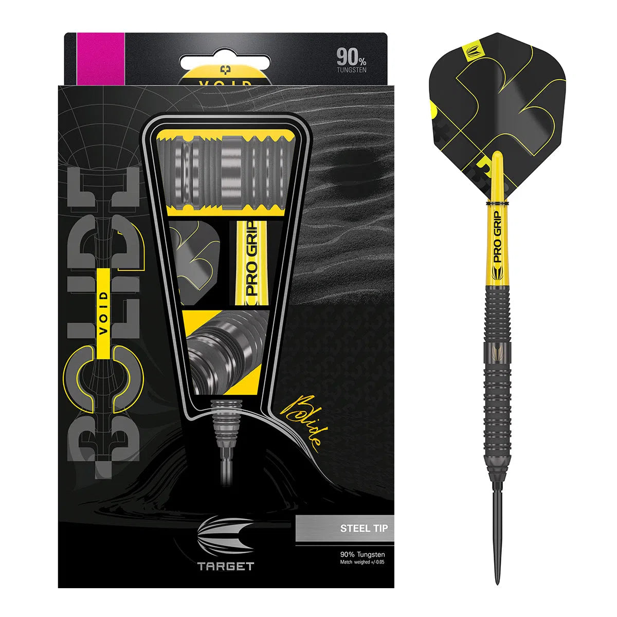 Target Darts Bolide Void 02 90% Tungsten Steel Tip Darts