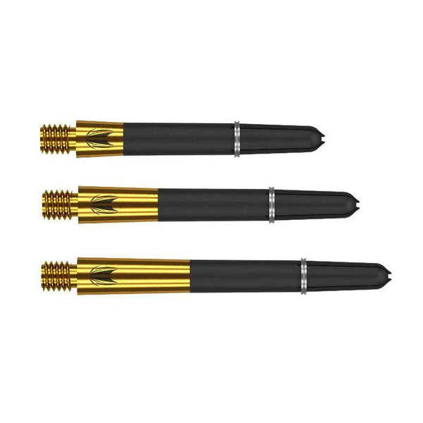 Target Darts Carbon TI Gold Titanium Dart Shafts-1-Short-Premier Darts