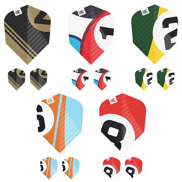 Target Darts Chicane Pro.Ultra TEN-X Flights x 5 Multi-pack-1-Premier Darts
