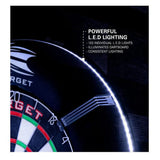 Target Tor Board, Corona Light, World Chamion Mat & Vale Surround Bundle-13-Blue-Premier Darts